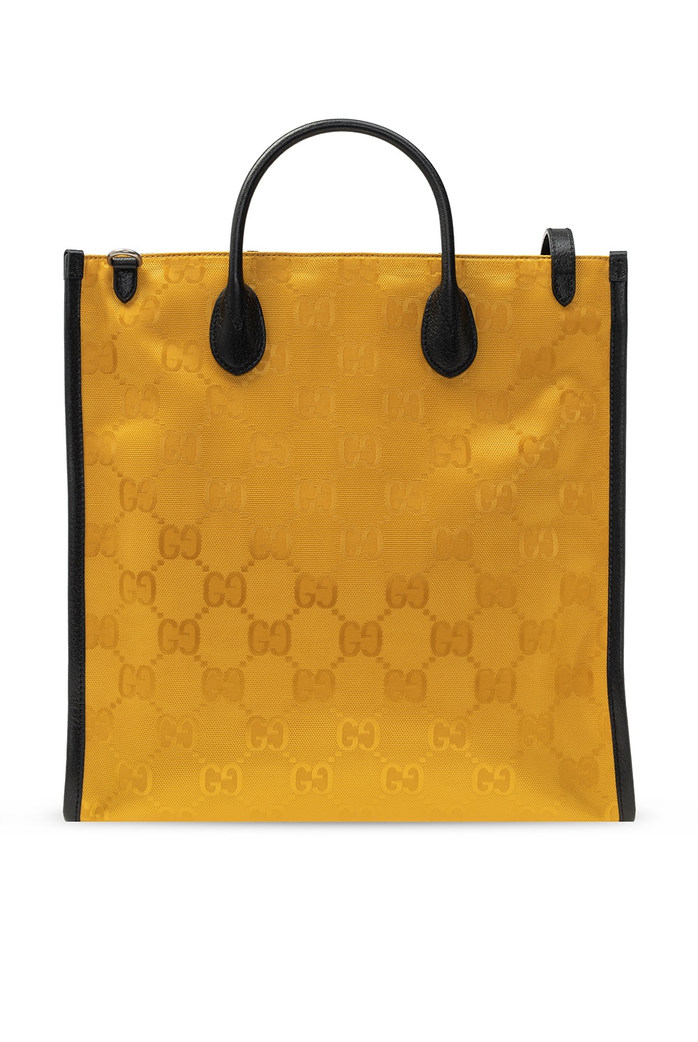 Gucci yellow store tote bag